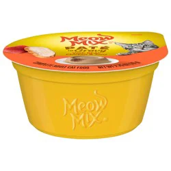 Meow Mix Paté in Gravy Wet Cat Food With Real Chicken & Tuna, 2.75 oz Cup