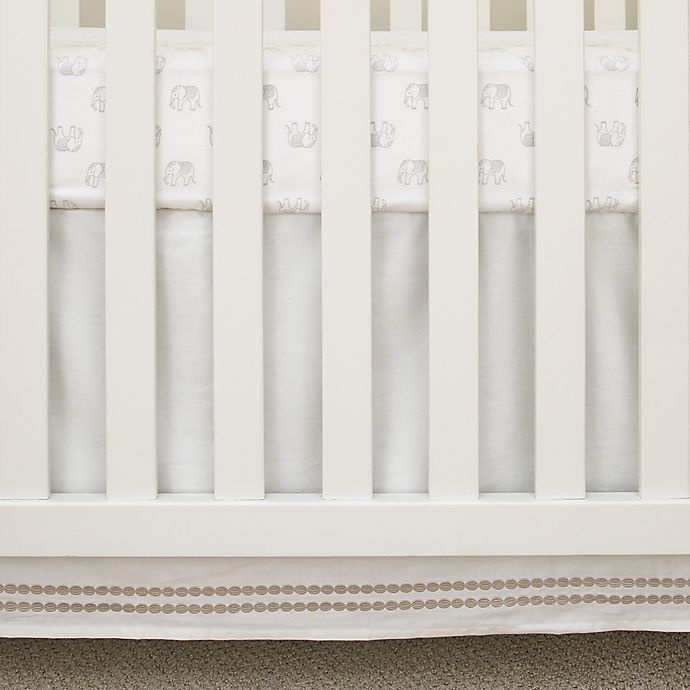 slide 2 of 2, NoJo Serendipity Mix and Match Embroidered Crib Skirt - Ivory, 1 ct