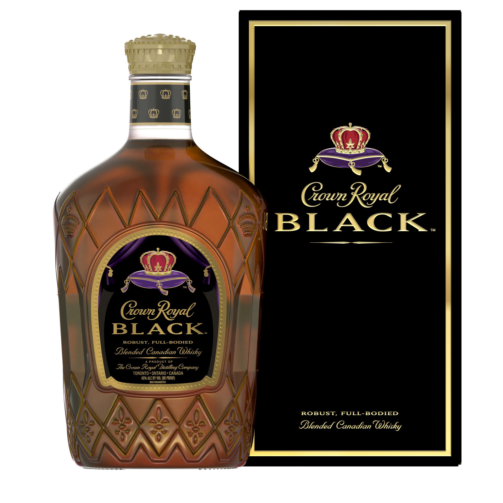 slide 10 of 10, Crown Royal Black Blended Canadian Whisky, 1.75 L, 1.75 liter