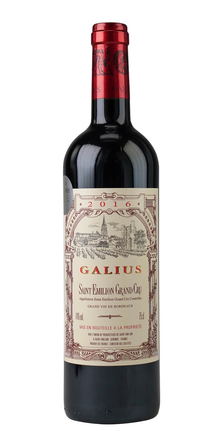 slide 1 of 1, Galius Saint Emilion Grand Cru 2016, 750 ml