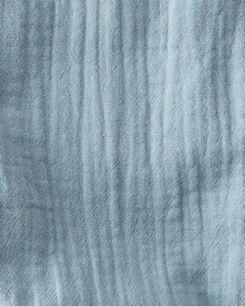 slide 6 of 6, Littleplanet Baby Organic Cotton Gauze Overall Blue Creek 12M, 1 ct