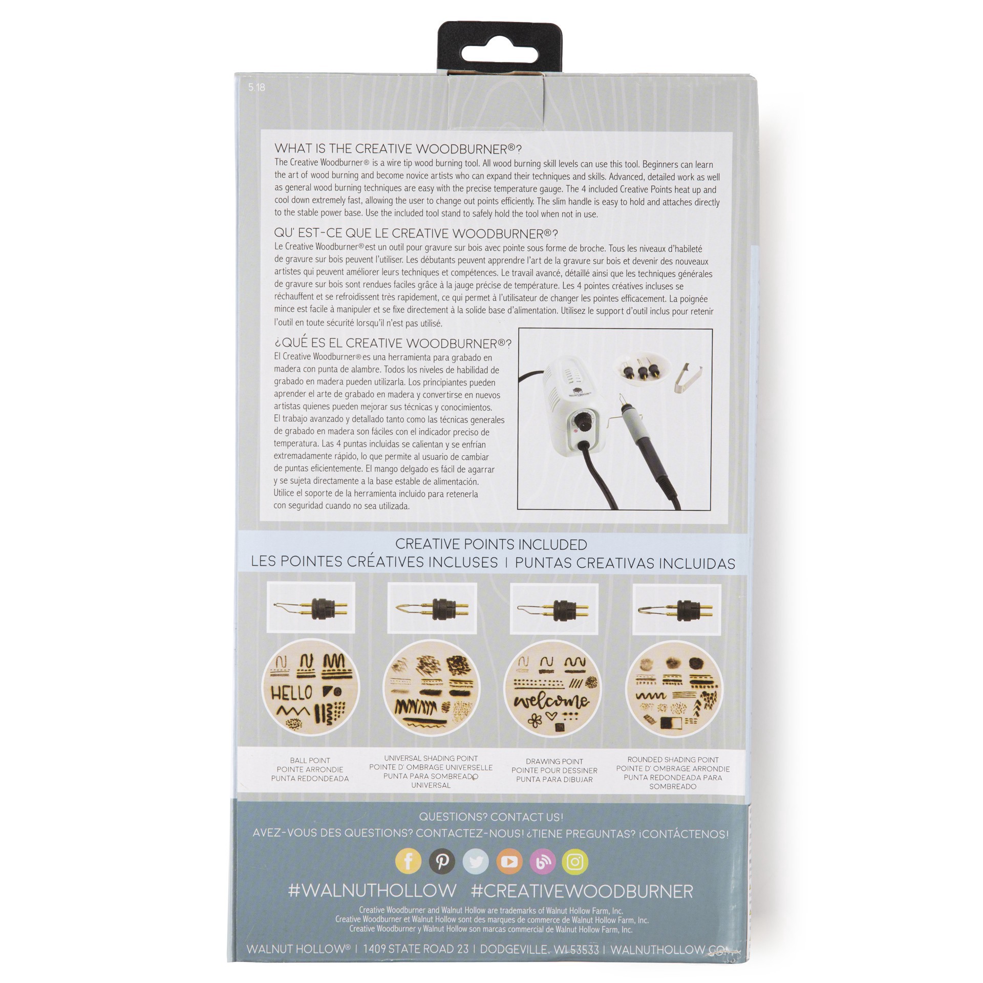 slide 7 of 10, Walnut Hollow Creative Woodburner, 7.5 in x 13.25 in x 3.25 in