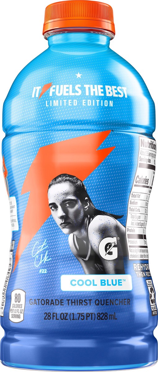 slide 6 of 8, Gatorade Thirst Quencher Cool Blue 28 Fl Oz, 28 fl oz