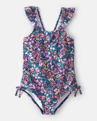 Carters Girls Floral 1-Piece Swimsuit Floral 12