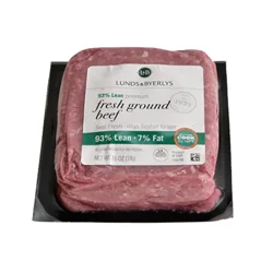 Lunds & Byerlys 93%/7% Premium Fresh Ground Beef 16 oz