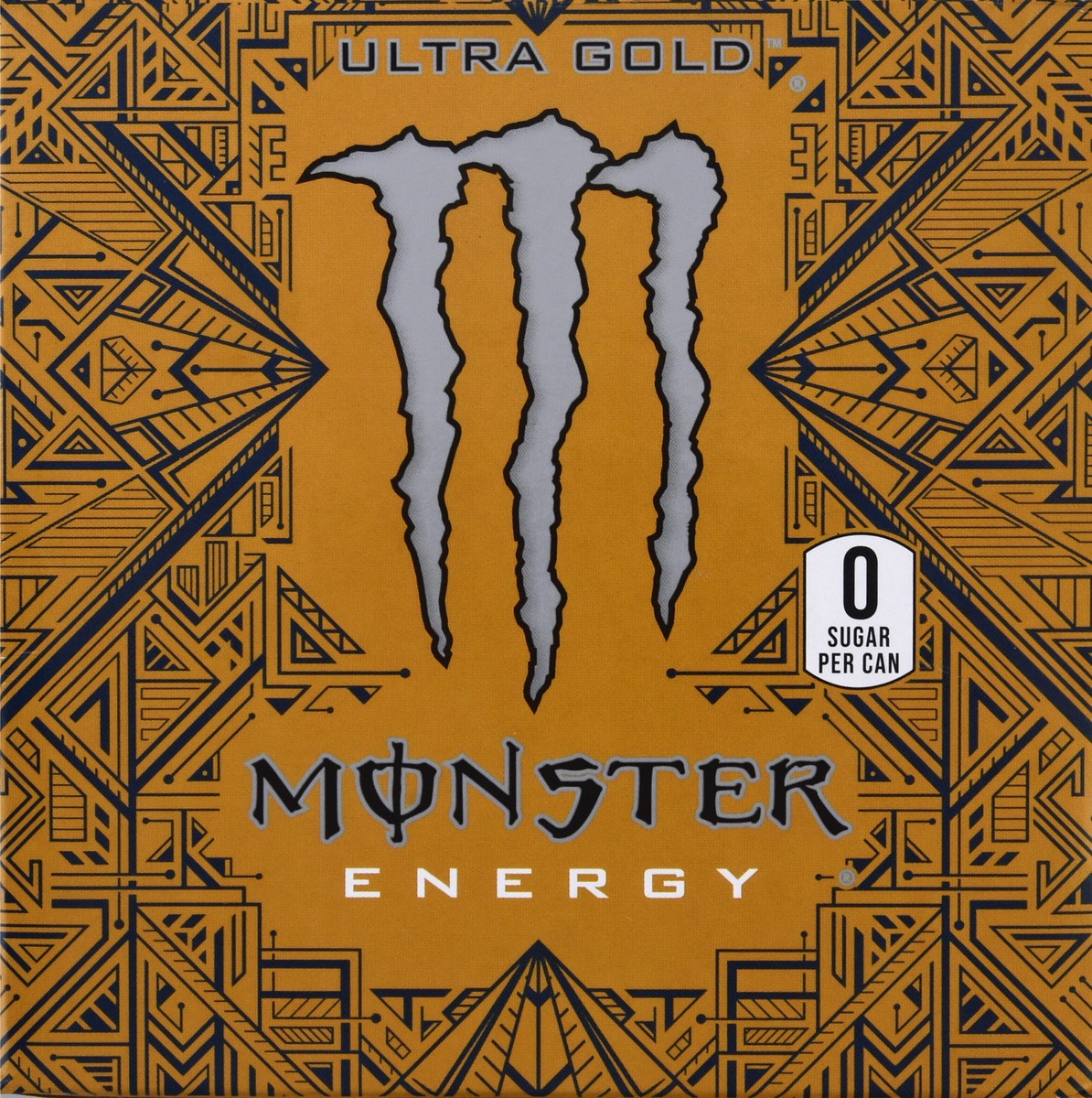 slide 4 of 9, Monster 4 Pack Ultra Gold Energy Drink 4 ea - 4 ct, 4 ct