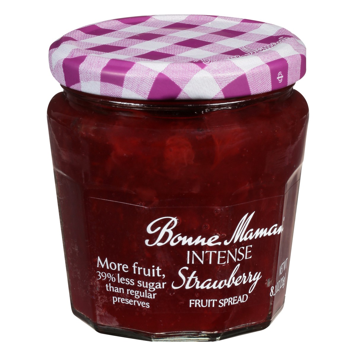 slide 2 of 9, Bonne Maman Intense Strawberry Fruit Spread 8.2 oz, 8.2 oz