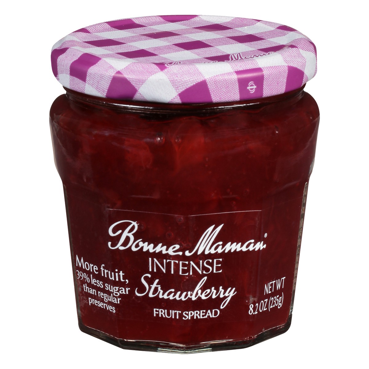 slide 1 of 9, Bonne Maman Intense Strawberry Fruit Spread 8.2 oz, 8.2 oz