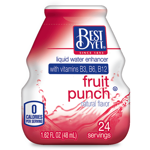 slide 1 of 1, Best Yet Water Enhancer Fruit Punch, 1.62 fl oz