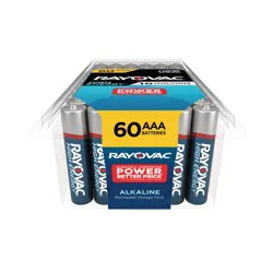 Rayovac High Energy Alkaline AAA Batteries (60-Pack)