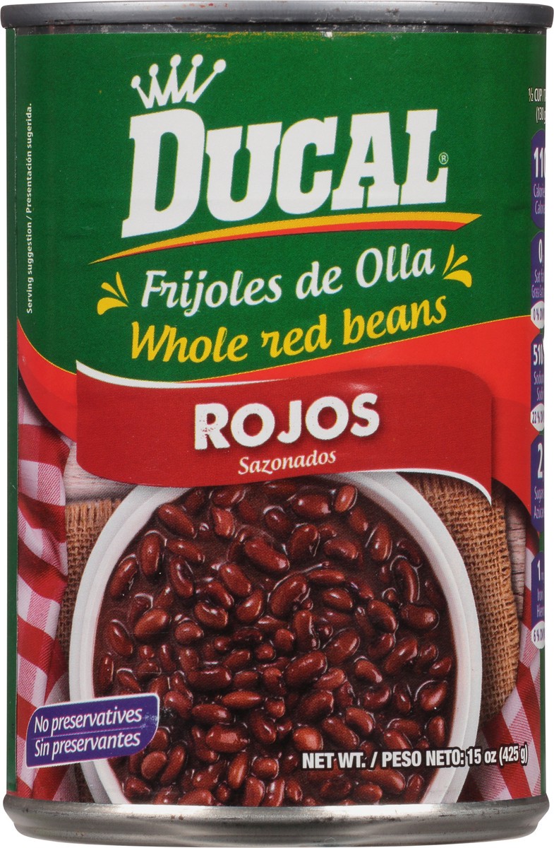 slide 6 of 9, Ducal Whole Red Beans 15 oz, 15 oz