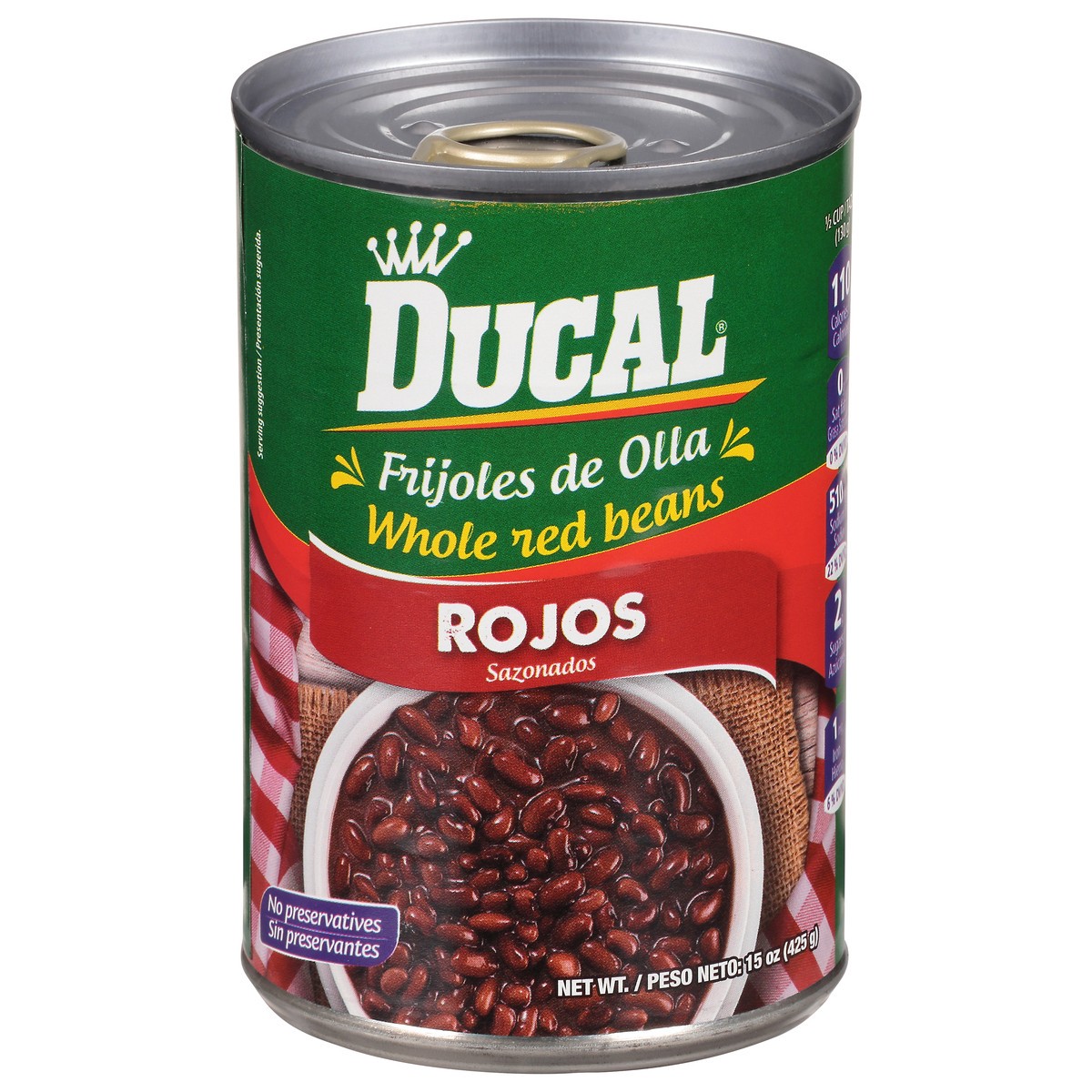 slide 1 of 9, Ducal Whole Red Beans 15 oz, 15 oz