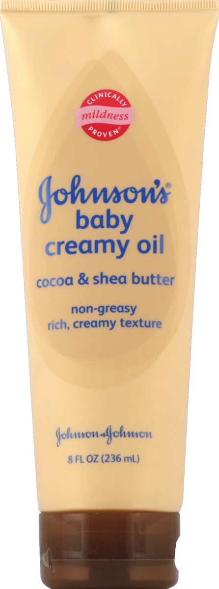 slide 5 of 6, Johnson's Baby Creamy Oil, 8 oz