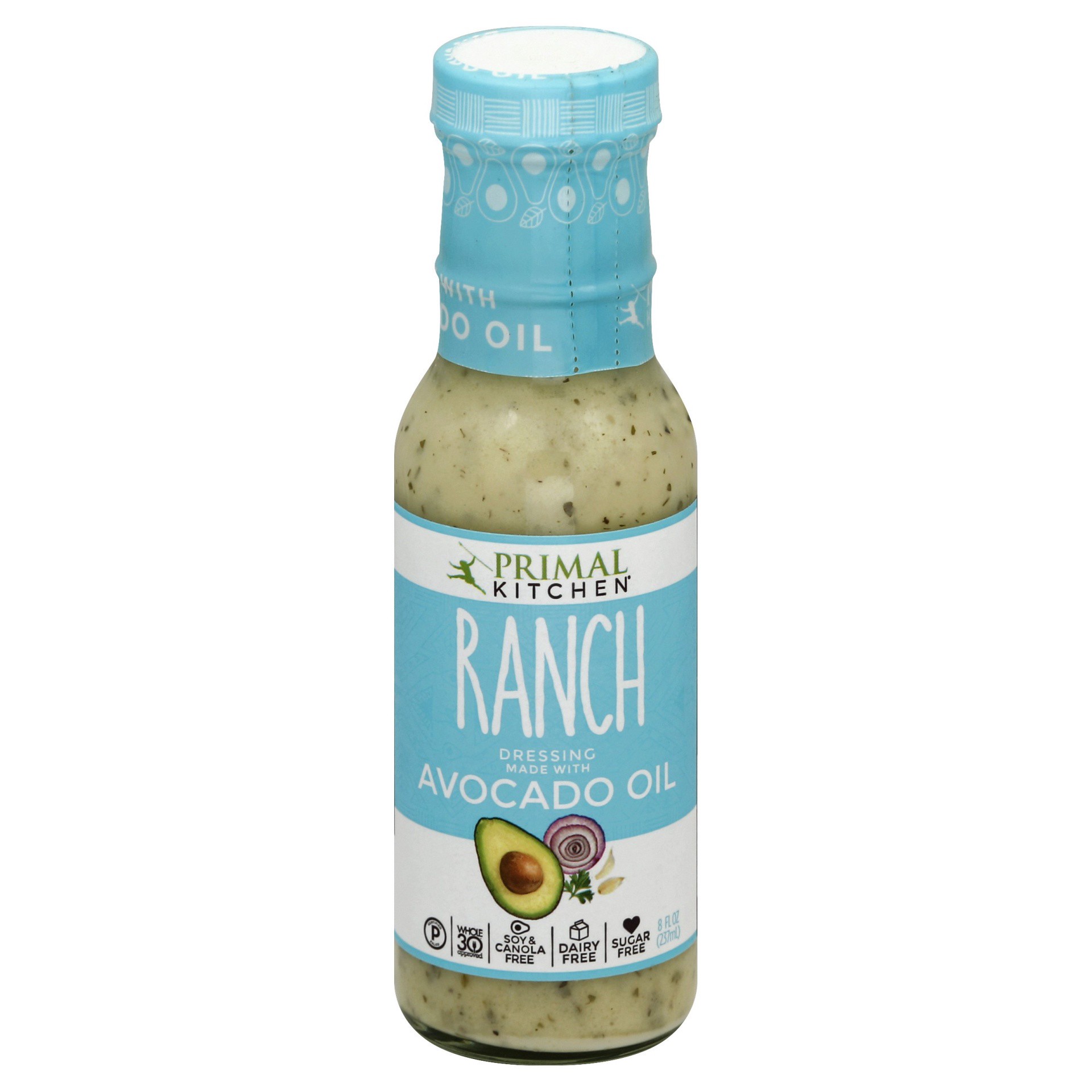 slide 1 of 4, Primal Kitchen Dairy-Free Ranch Dressing with Avocado Oil- 8 fl oz, 8 fl oz