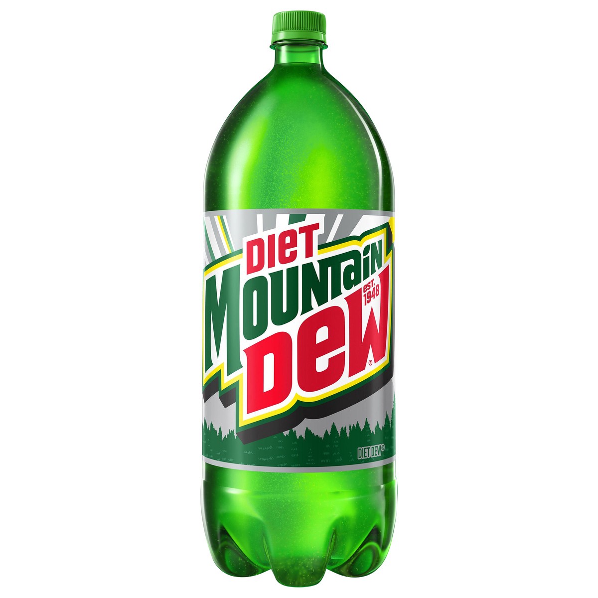 slide 1 of 58, Mountain Dew Diet Soda Citrus 2 Liter, 2.1 qt
