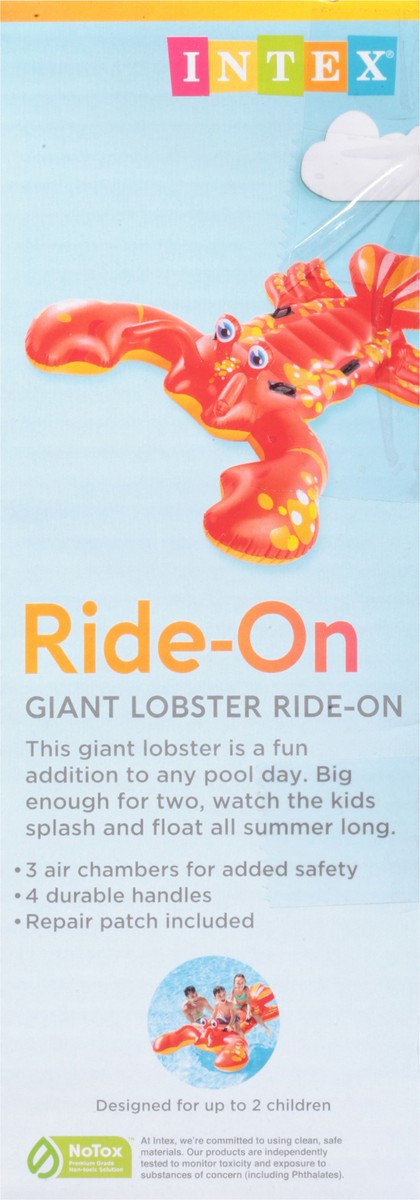slide 2 of 9, Intex Ages 3+ Years Lobster Ride-On Giant 1 ea, 1 ct