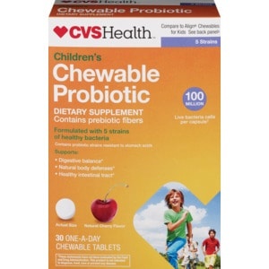 slide 1 of 1, CVS Health Probiotic Chewable Cherry- C, 30 ct