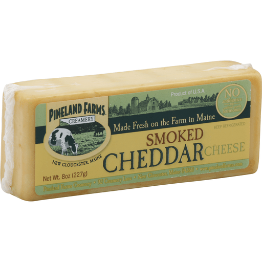 slide 3 of 3, Pineland Farms Smoked Cheddar, 9 oz