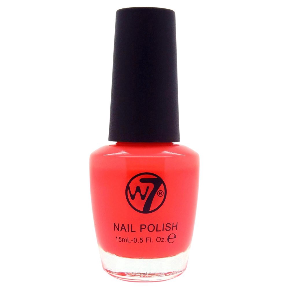 slide 1 of 1, W7 Nail Polish - Fluorescent Pink 2, 1 ct
