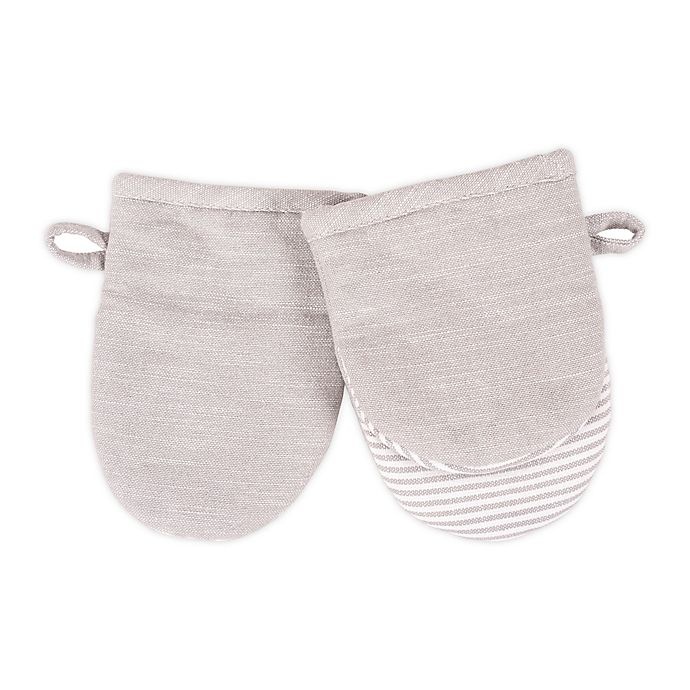 slide 1 of 1, Artisanal Kitchen Supply Mini Oven Mitts - Grey, 2 ct