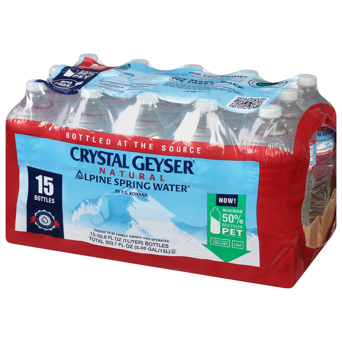 slide 8 of 9, Crystal Geyser Natural Alpine Spring Water - 15 ct, 15 ct