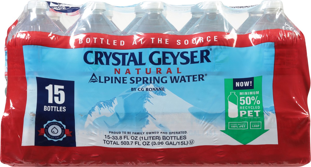 slide 3 of 9, Crystal Geyser Natural Alpine Spring Water - 15 ct, 15 ct