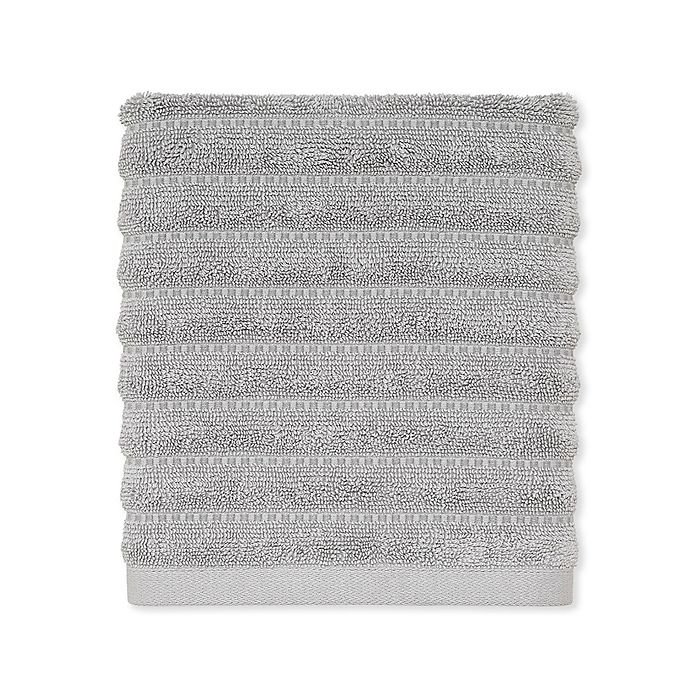 slide 1 of 1, Avanti Ticking Stripe Hand Towel - Grey, 1 ct