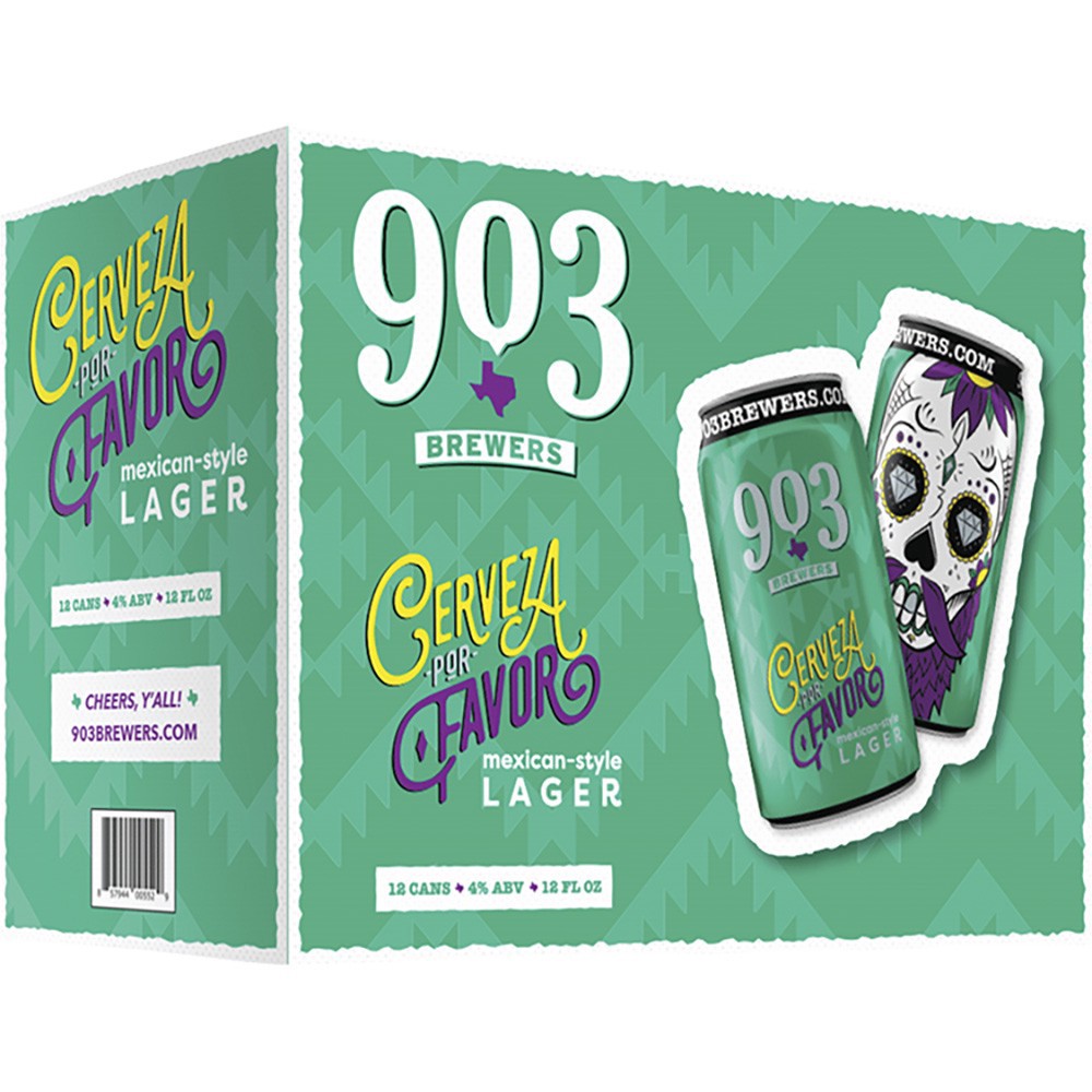 slide 1 of 1, 903 Brewers Cerveza Por Favor - 12 ct; 12 oz, 12 ct; 12 oz
