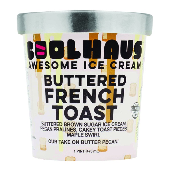 slide 1 of 1, Coolhaus Buttered French Toast Ice Cream, 16 fl oz