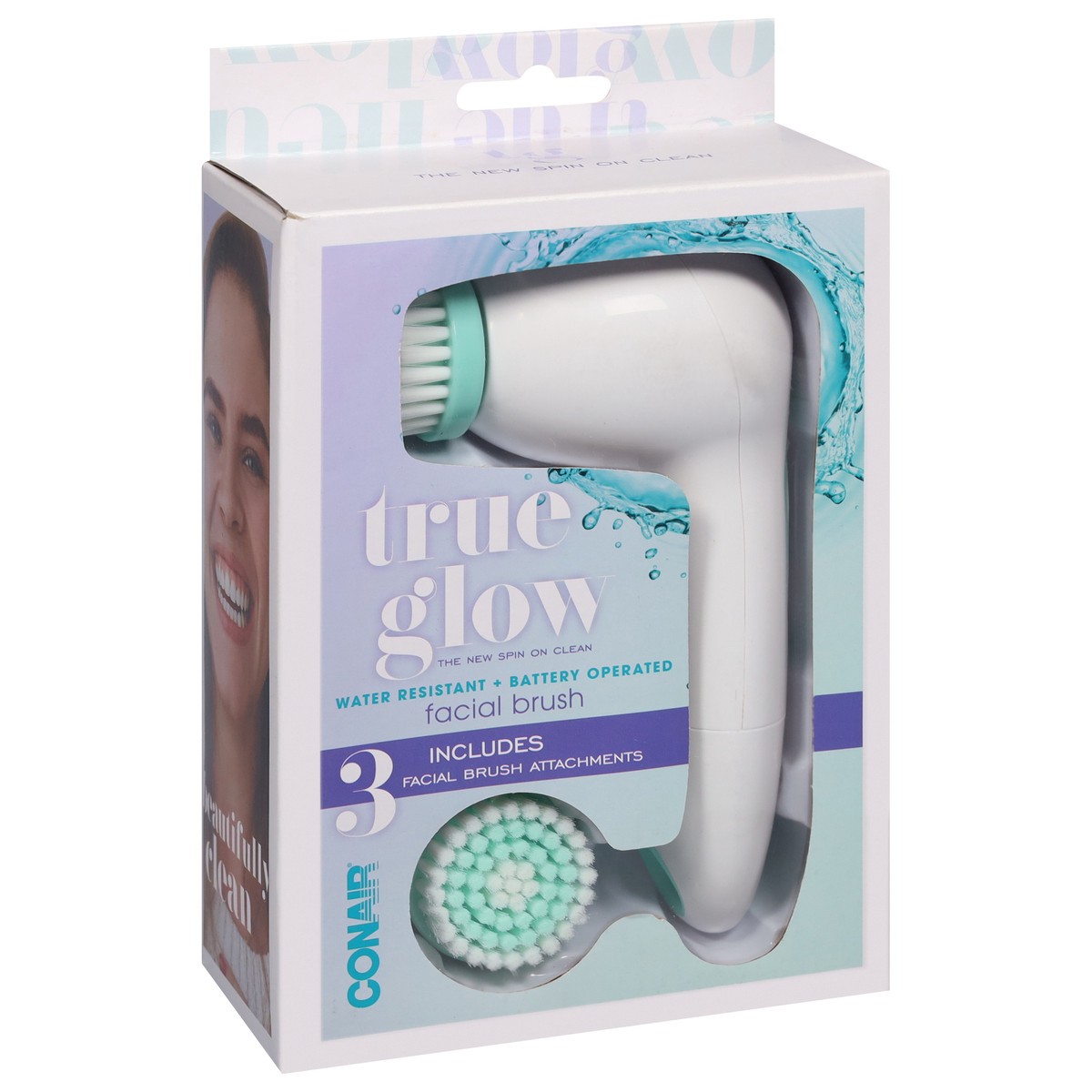 slide 2 of 9, Conair True Glow Facial Brush, 1 ct