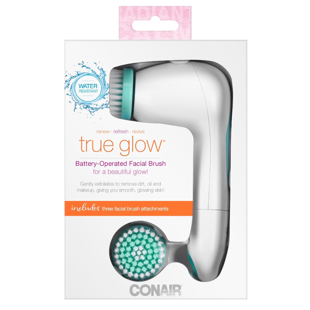 slide 1 of 9, Conair True Glow Facial Brush, 1 ct