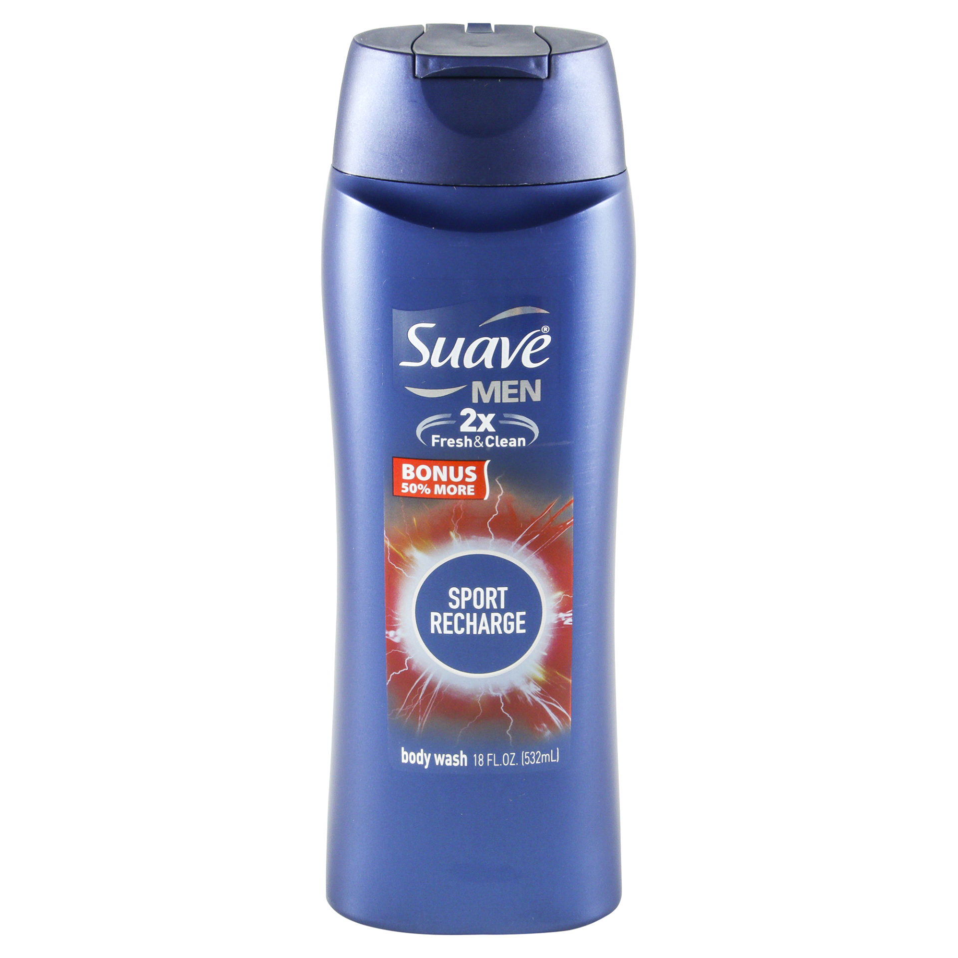 slide 1 of 2, Suave Men Active Sport Body Wash, 18 oz