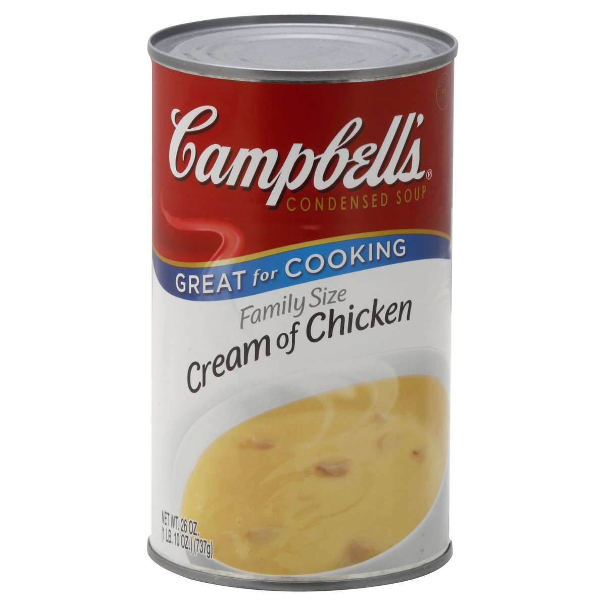 slide 3 of 3, Campbell's Cream Of Chicken Family Size Condensed Soup, 26 oz