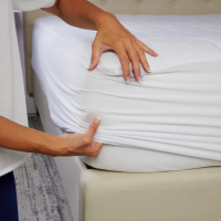 slide 9 of 13, AllerEase Total Allergy Defense Mattress Pad, Queen, Queen Size