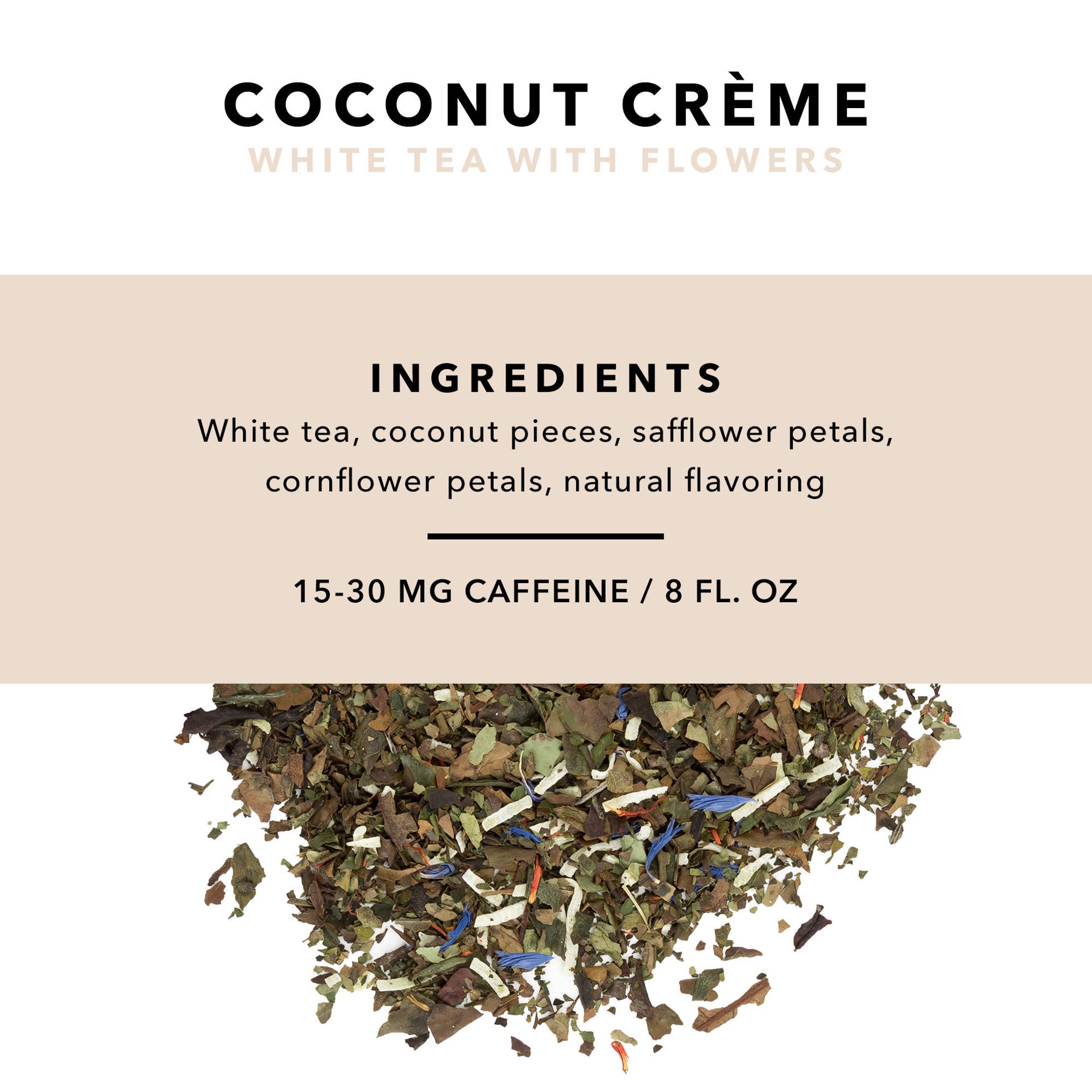 slide 3 of 5, Pinky Up Coconut Crème Loose Leaf Tea, 2.8 oz