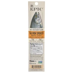 EPIC Smoked Salmon Snack Strip, Wild Caught, 0.8oz