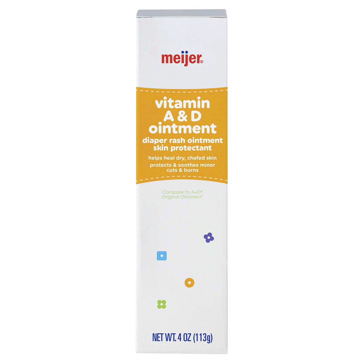 slide 1 of 5, Meijer Vitamin A&D Ointment, 4 oz