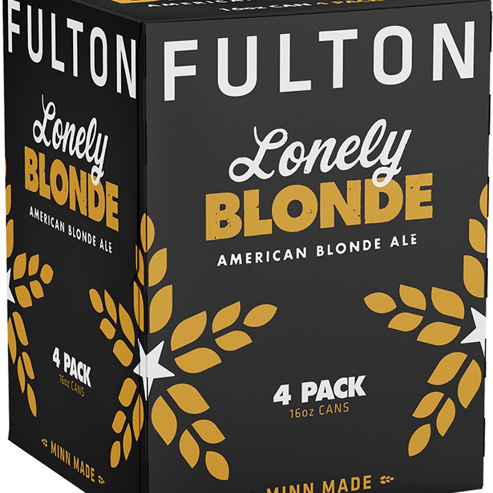 slide 1 of 1, Fulton Beer Lonely Blonde, 4 ct; 16 oz