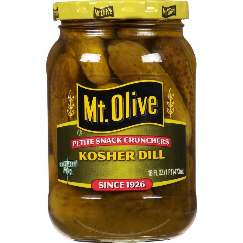 slide 1 of 4, Mt. Olive Kosher Dill - 16oz, 16 oz