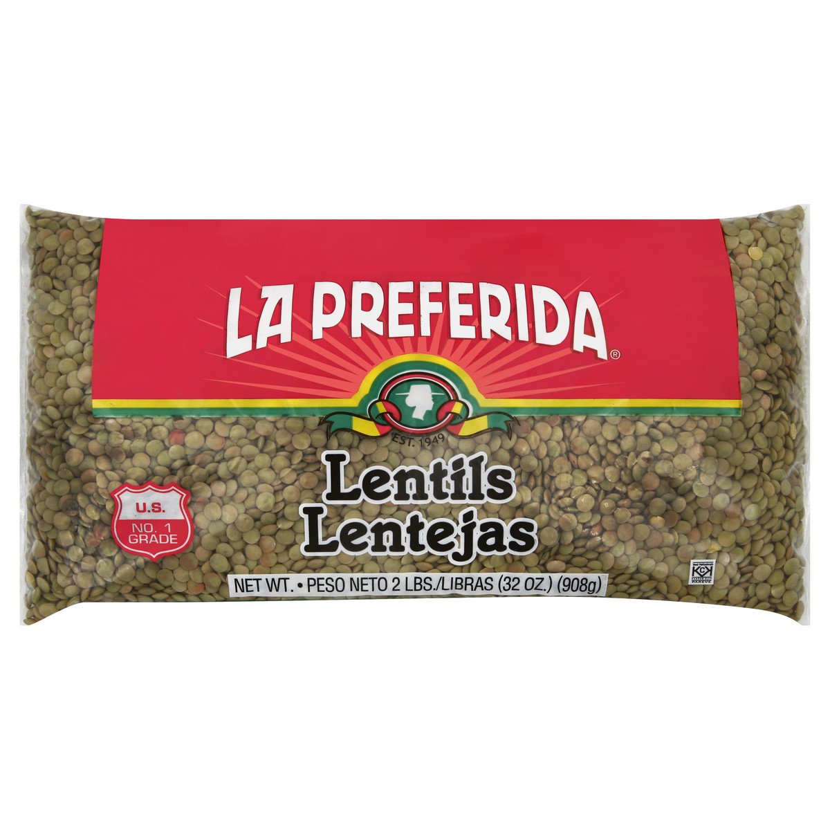 slide 3 of 5, La Preferida Lentils - 32 oz, 32 oz