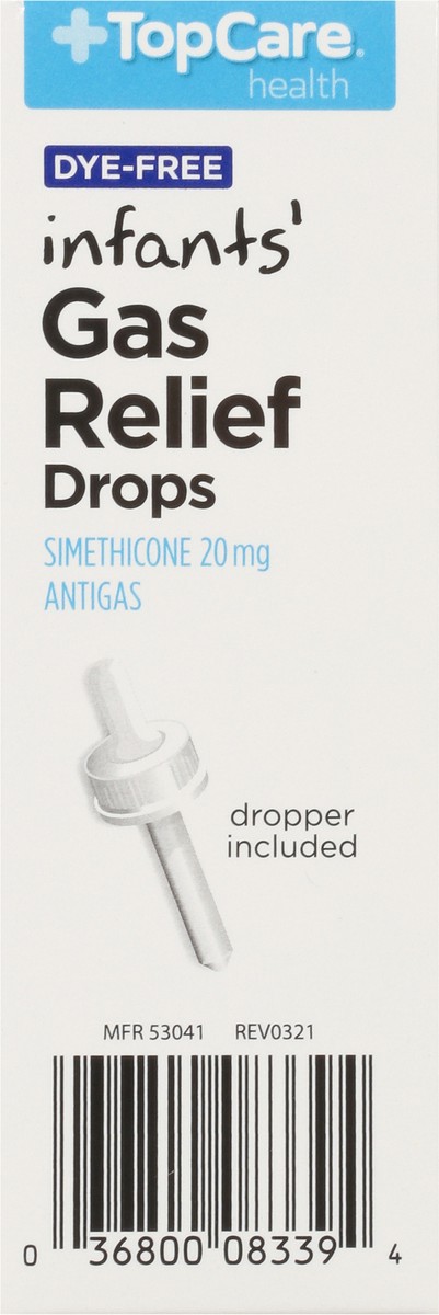 slide 10 of 16, TopCare Infants' Gas Relief Drops Non-Staining, 1 fl oz