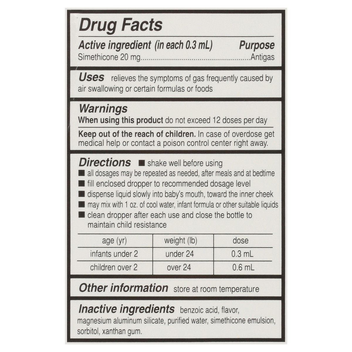 slide 7 of 16, TopCare Infants' Gas Relief Drops Non-Staining, 1 fl oz