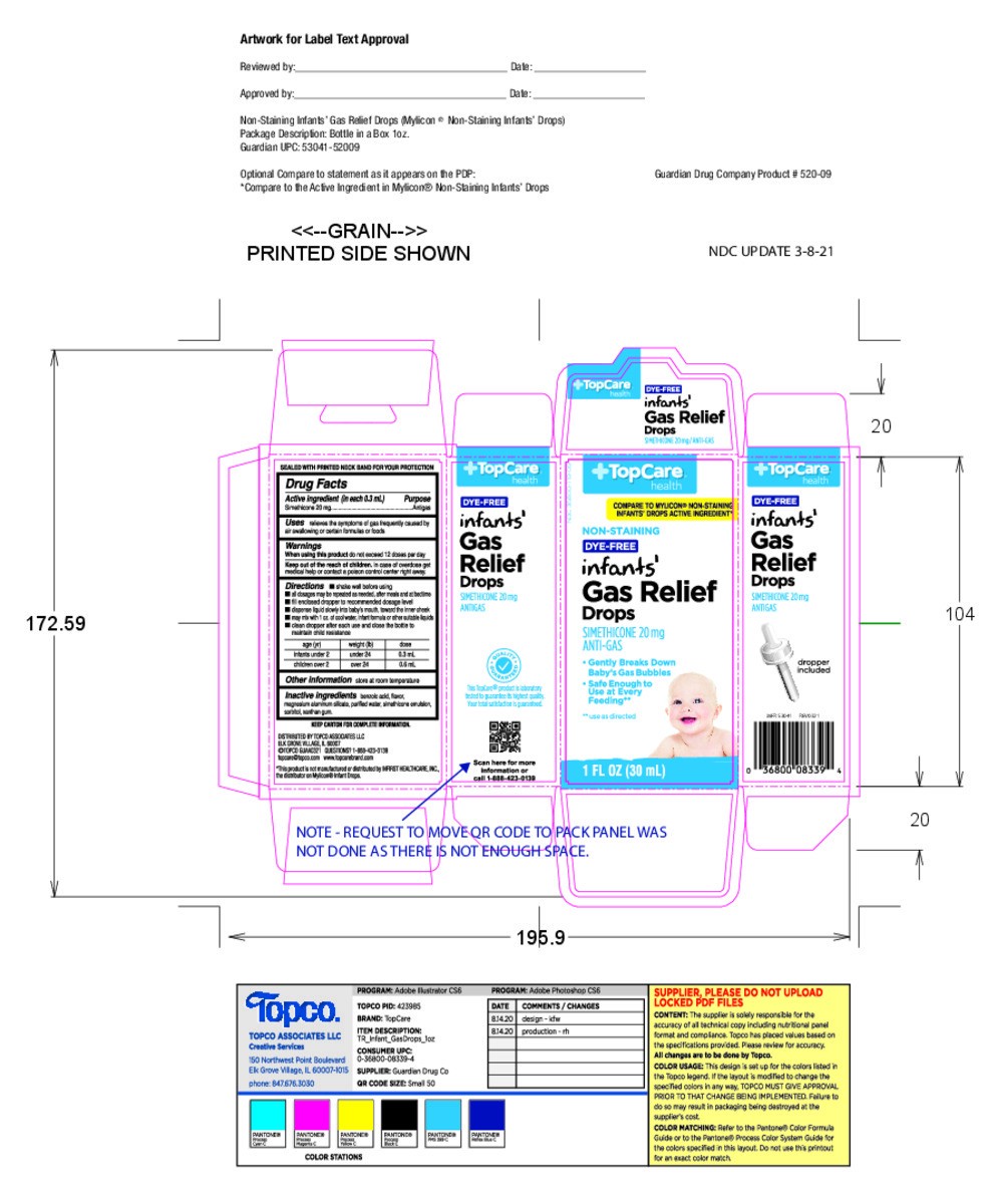 slide 16 of 16, TopCare Infants' Gas Relief Drops Non-Staining, 1 fl oz