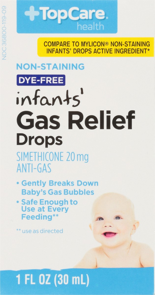 slide 5 of 16, TopCare Infants' Gas Relief Drops Non-Staining, 1 fl oz