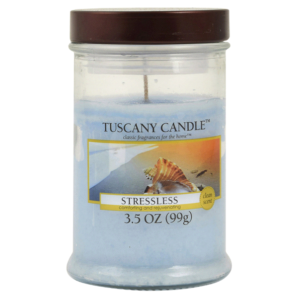 slide 1 of 1, Tuscany Jar Candle, Stressless, 3.5 oz