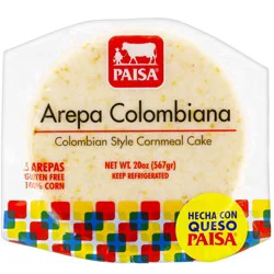 Paisa Colombiana Arepa Con Queso 20 Ounces