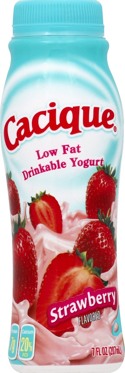 slide 1 of 1, Cacique Strawberry Yogurt Drink, 7 oz