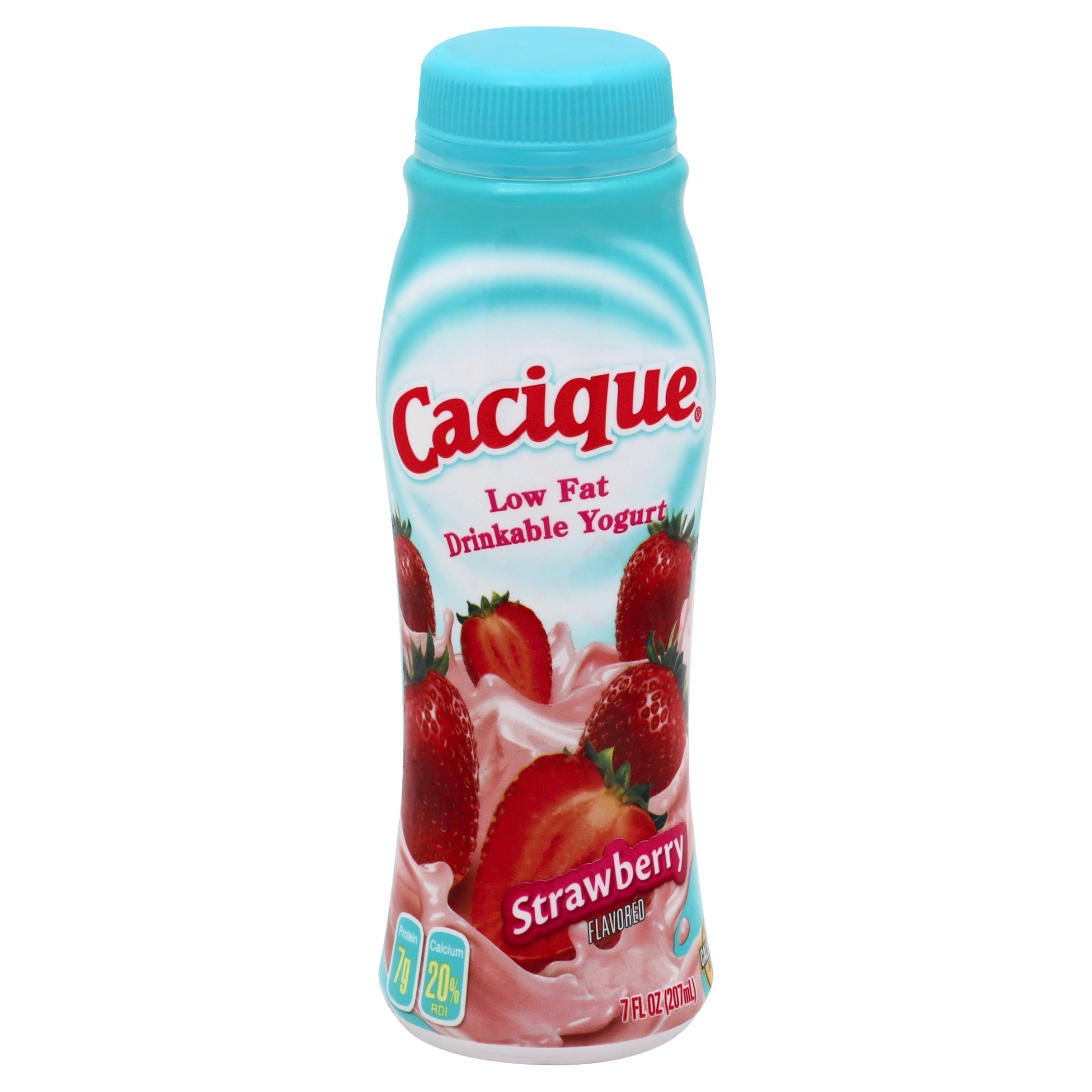 slide 1 of 1, Cacique Strawberry Yogurt Smoothie, 7 oz