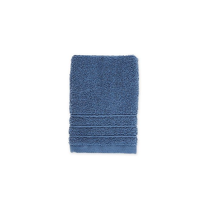 slide 1 of 1, Brookstone SuperStretch Washcloth - Blue, 1 ct