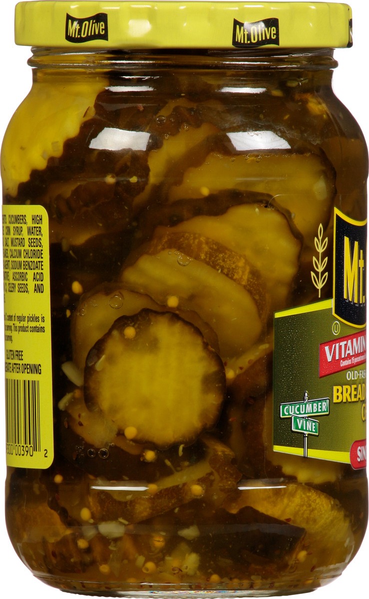 slide 3 of 11, Mt. Olive Bread & Butter Chips Pickles 16 fl oz, 16 fl oz